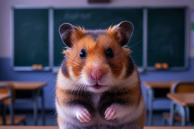 Kleine hamster, grote dankjewel