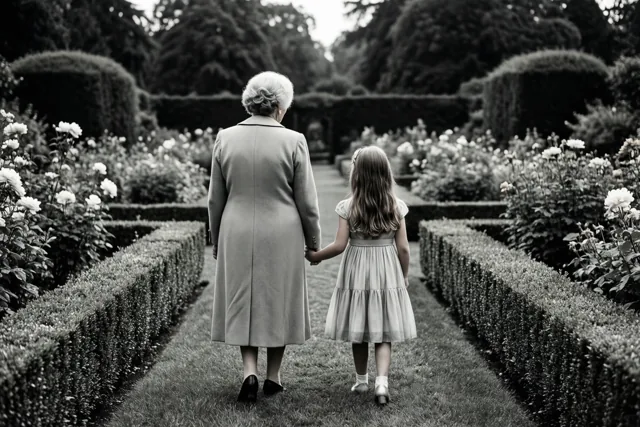 Hand in hand met oma