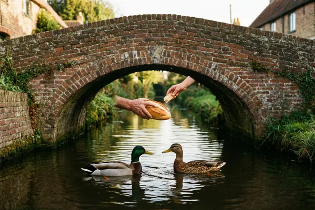 Samen bij de dorpsbrug