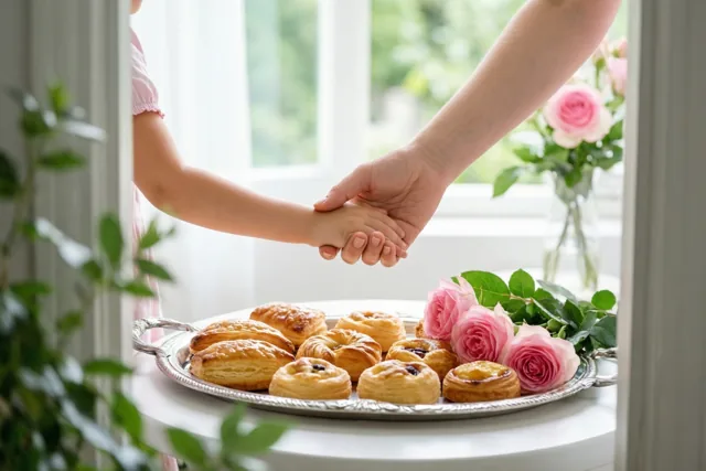 Mama, jouw hand in de mijne