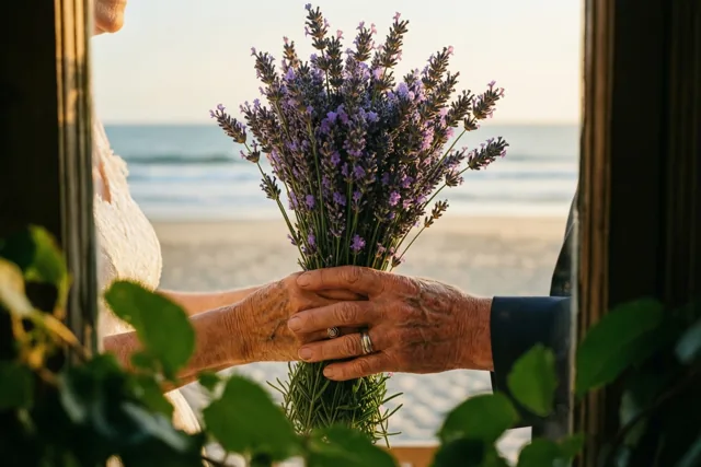 Verbonden door jaren, bloemen en zee