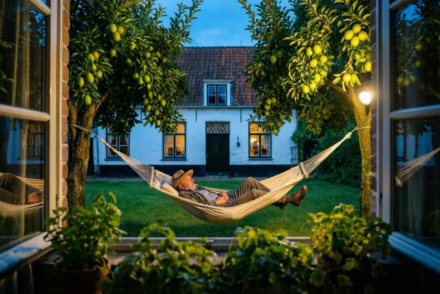 Uitblazen bij de hoeve