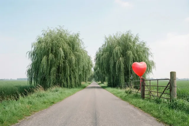 Langs de polderweg naar jou