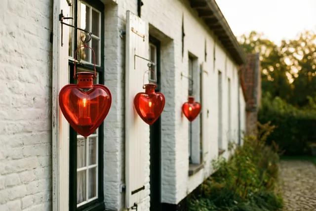 Hartjes aan de hoeveluiken
