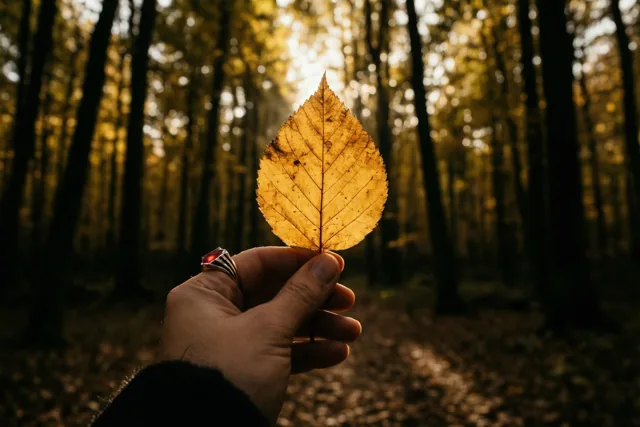 Jullie liefde in herfstlicht