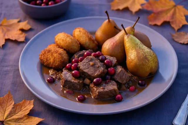 Een herfstbord om te delen