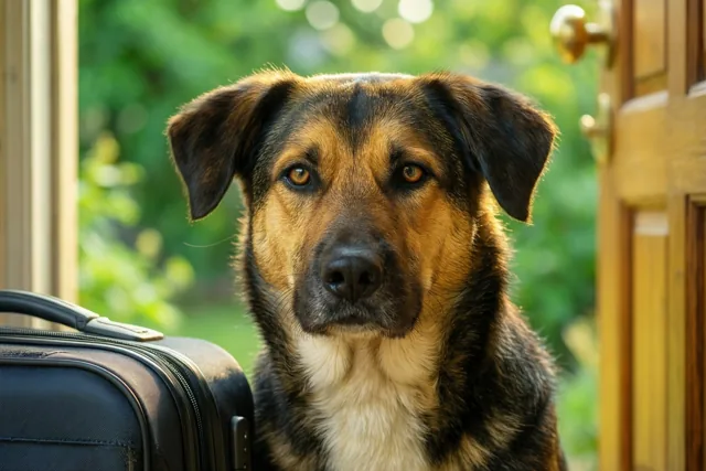 De hond blijft nog even