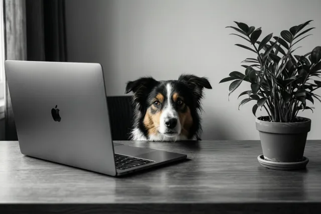Hond met oog voor je job