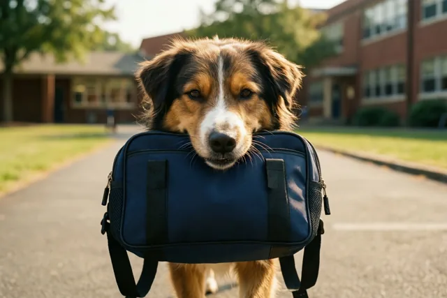 De hond draagt je dankjewel