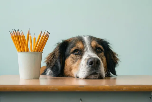 Een hond als studiemaatje