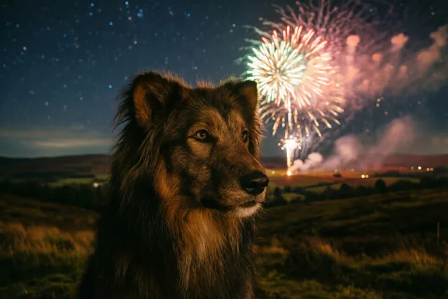 Met de hond het jaar in