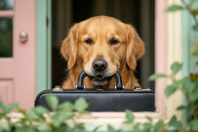 Een hond vol werkgoesting