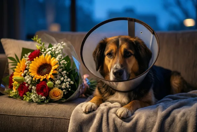 Bloemen voor de pechvogel