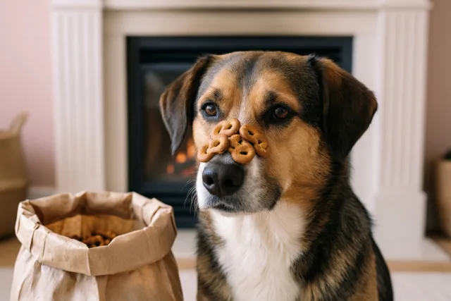 Deze hond verdient wat van Sinterklaas