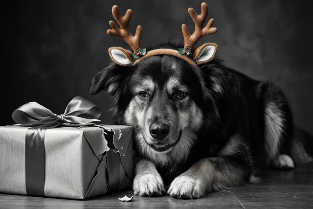 Rendierhond heeft iets uit te leggen