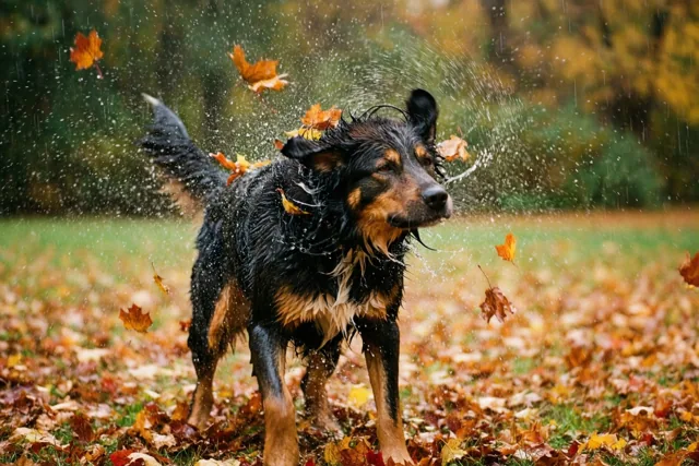 Even de herfst afschudden