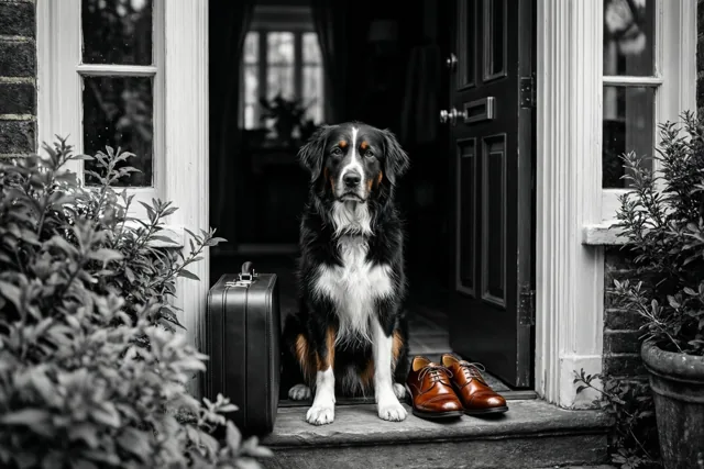 Trouwe hond, nieuwe werkplek