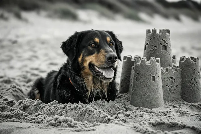 Tot over zijn oren vakantie