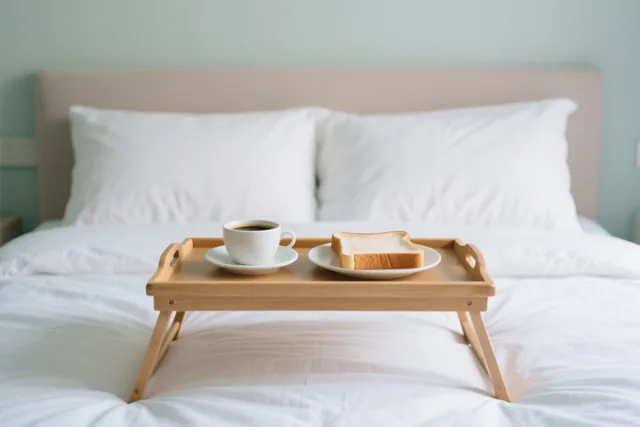 Vandaag ontbijt op bed