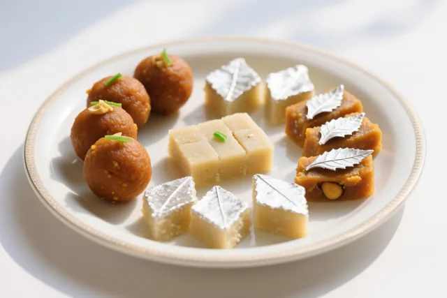 Een bordje Diwali-geluk