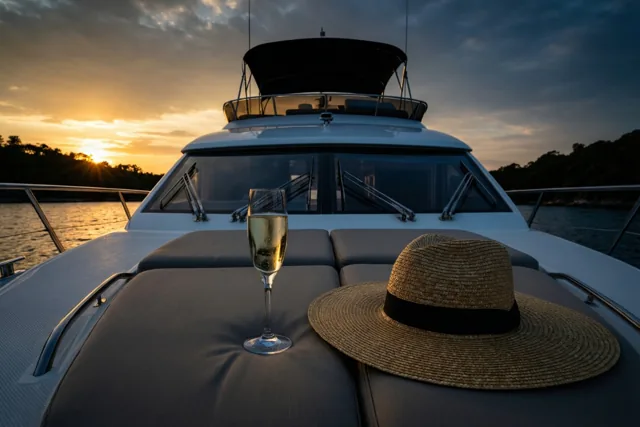 Een zomerse toost op het water