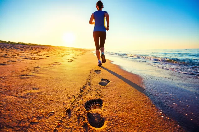 Een sportieve ochtend aan zee