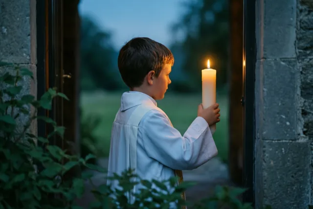 Een klein lichtje voor je communie