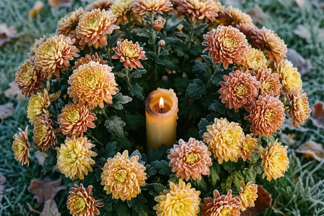 Bloemen en warmte bij gemis