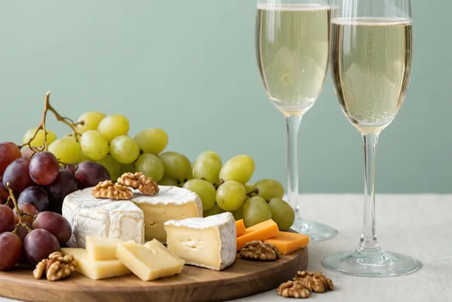 Kaas en champagne om te vieren