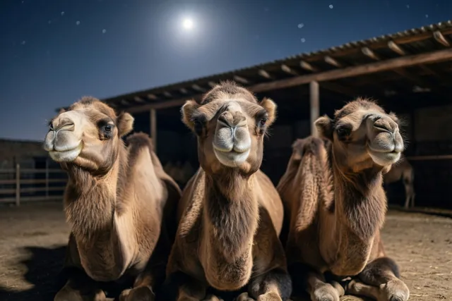 Maanlicht voor de koningskamelen