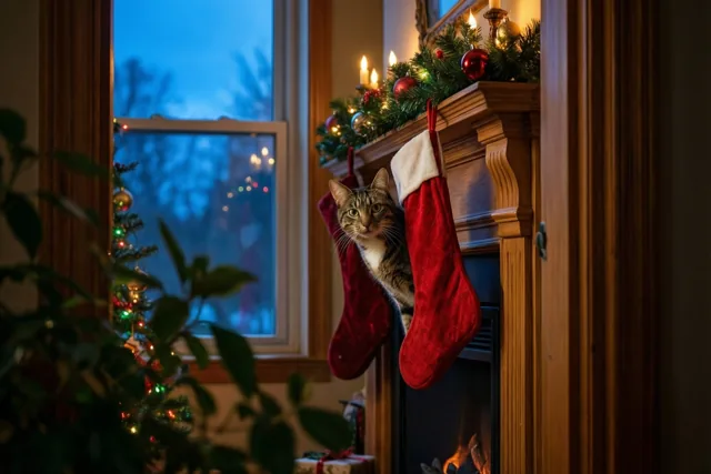 Verstoppertje bij de kerstkous