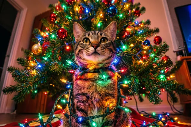 Kerstlichtjes met een eigen wil