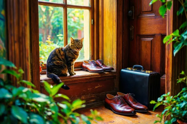 Nieuwe job, vertrouwde kattenblik