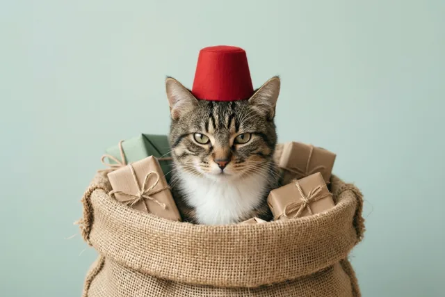 Sint, er zit een kat in