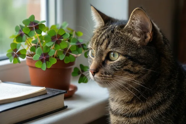 Een kat als blokmaatje