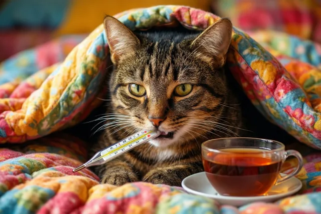 Poes blijft nog even liggen