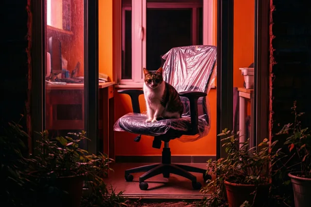 De kat heeft al plaats