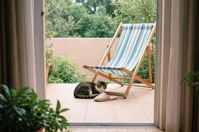 Samen met de kat vertragen