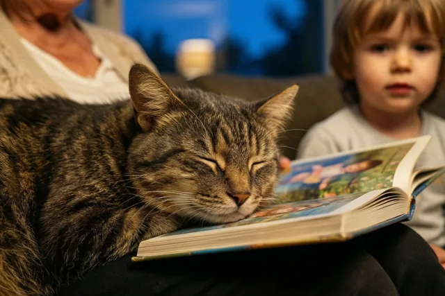 Ook de kat luistert mee