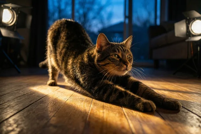 Deze kat groet je even
