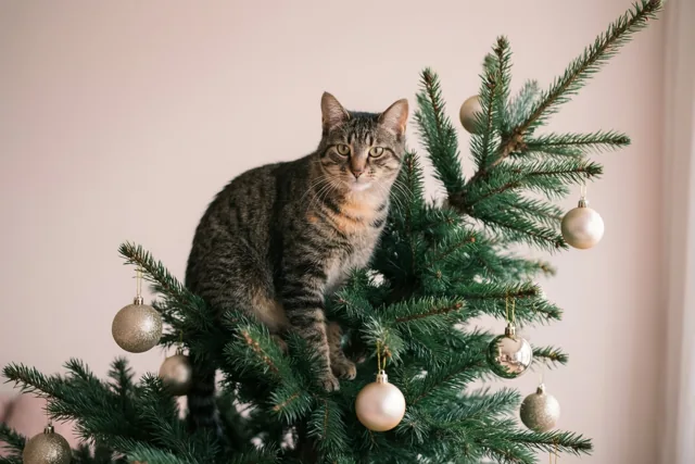 Kerstversiering met pootjes