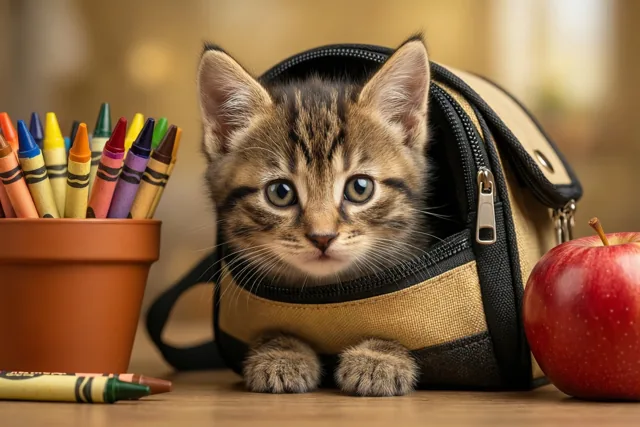 Een katje voor de meester