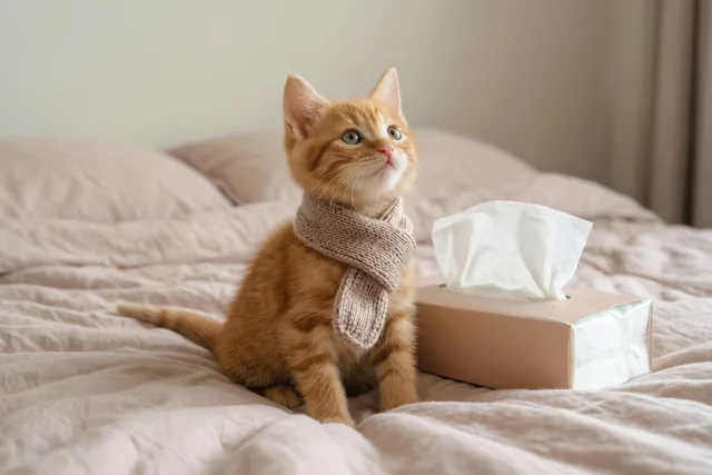 Warme kattenknuffel voor jou