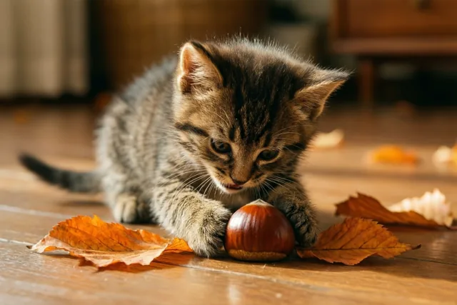 Een pootje vol herfst
