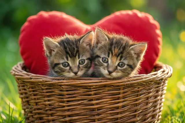 Katjes met liefde in de zon