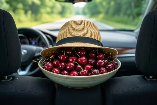 Zoet op weg naar vakantie