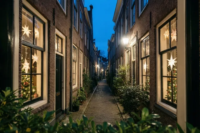 Warme kerst achter Vlaamse ramen