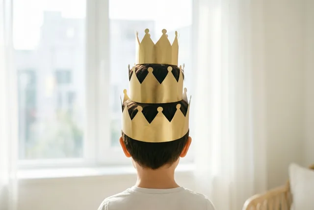 Drie kronen, één kleine koning