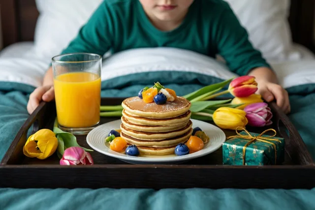 Een zoete ochtend voor mama