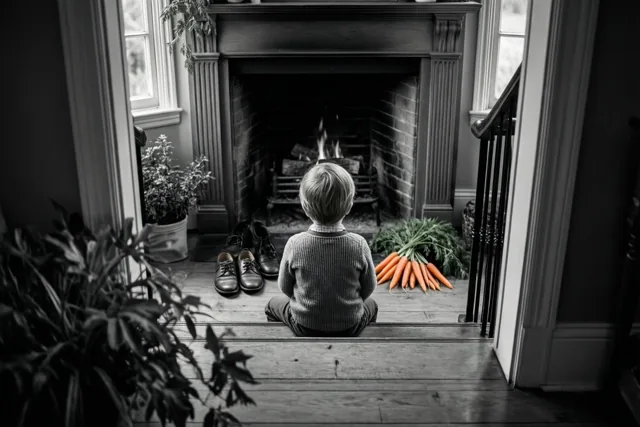 Stilletjes wachten op de Sint